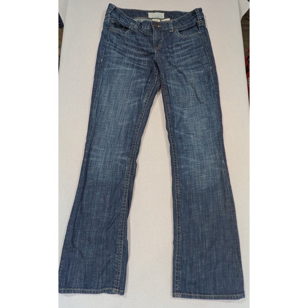 Maurices Ashlyn Boot Jeans Women 9/10 LNG Blue Excellent Bootcut Stretch Long